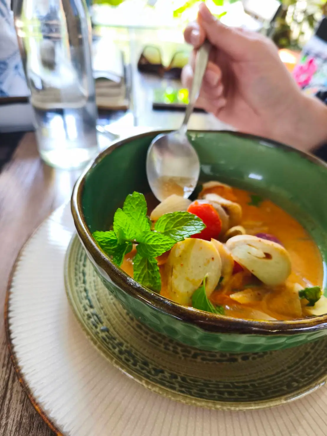 Fresh ingredients from local market for Thai cooking class in Chiang Mai